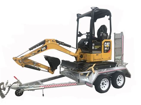 mini digger and trailer for sale|best trailer for mini excavator.